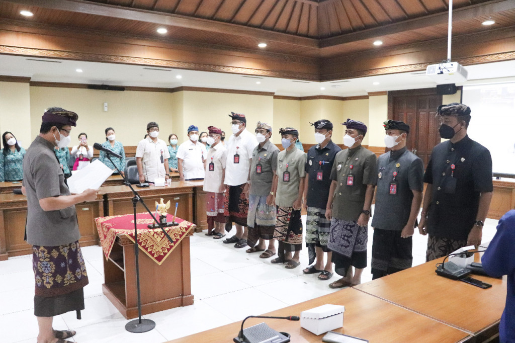 Pengukuhan TPPS Kabupaten, Kecamatan, Desa/Kelurahan Se-Badung